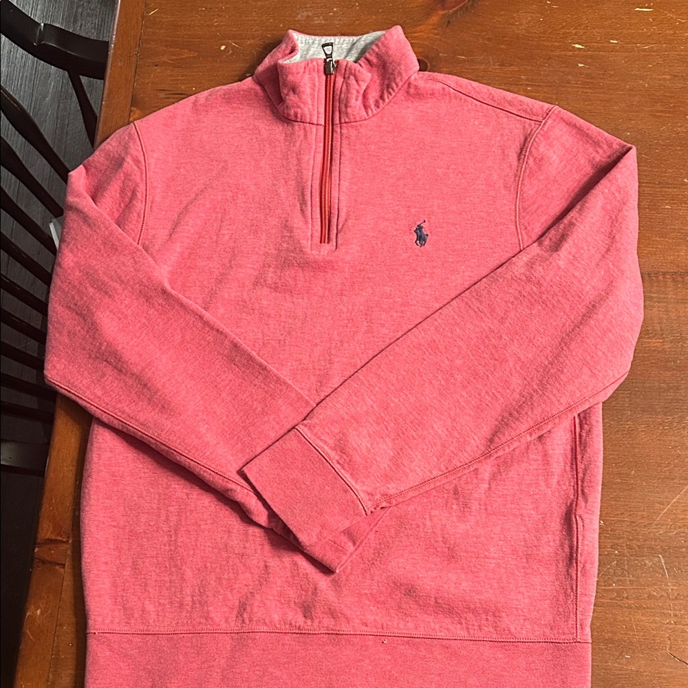 Polo Ralph Lauren Coral Zip-Up Sweater